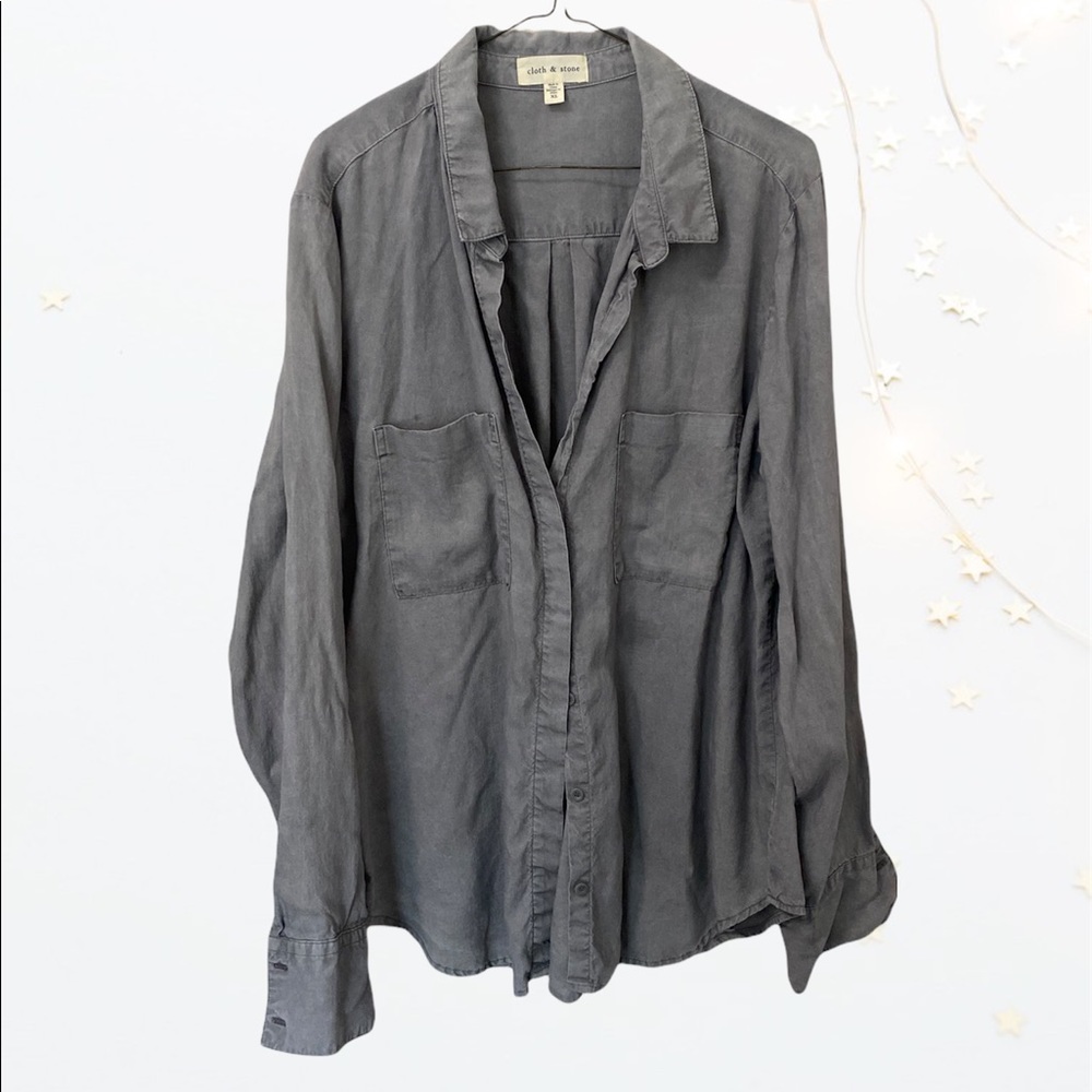 Anthropologie cloth & stone button up blouse